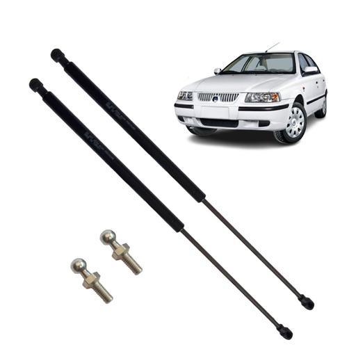 جک گازی کاپوت جلو خودروی سمند بسته دو عددی کد 191 اصل ترکیه همراه با لوازم نصب